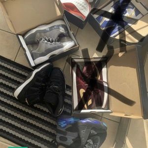 Size 7Y  retro Jordan’s  11,8 etc .. make a deal